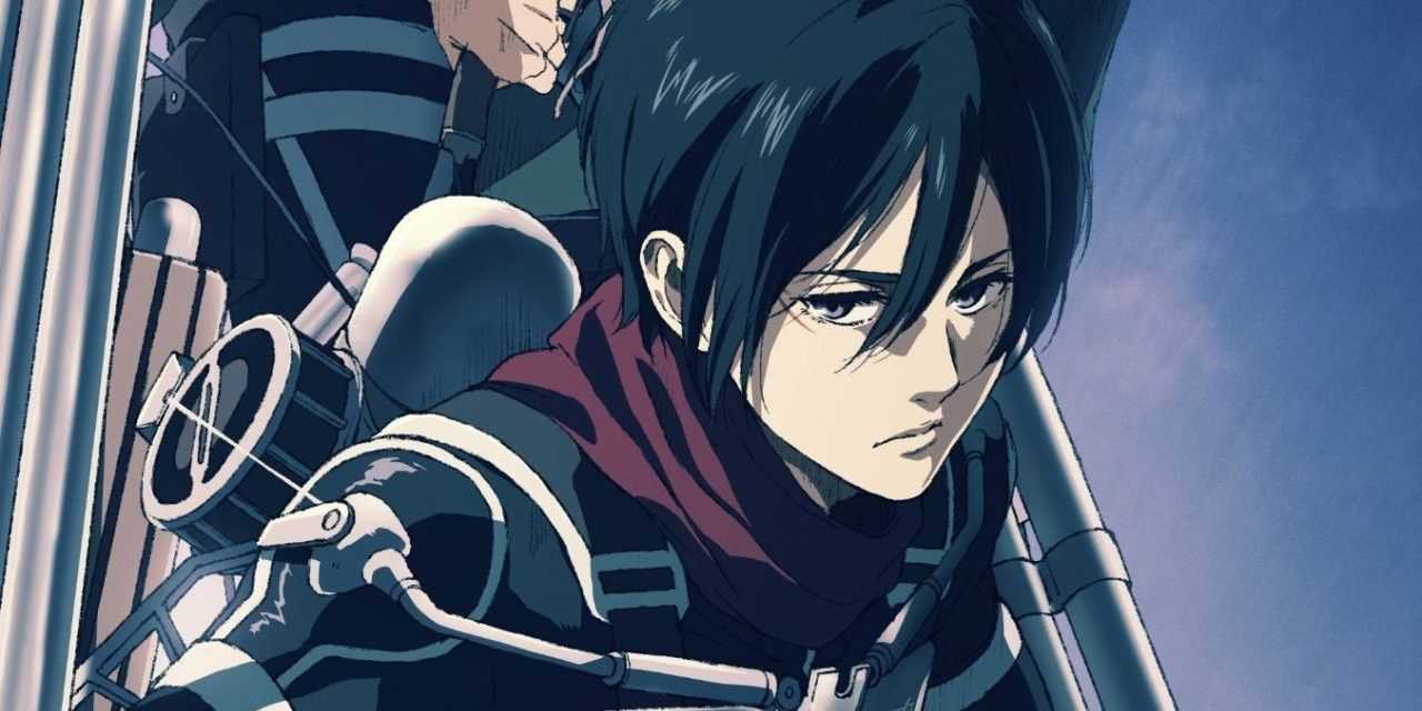 Mikasa in Attack on Titan.