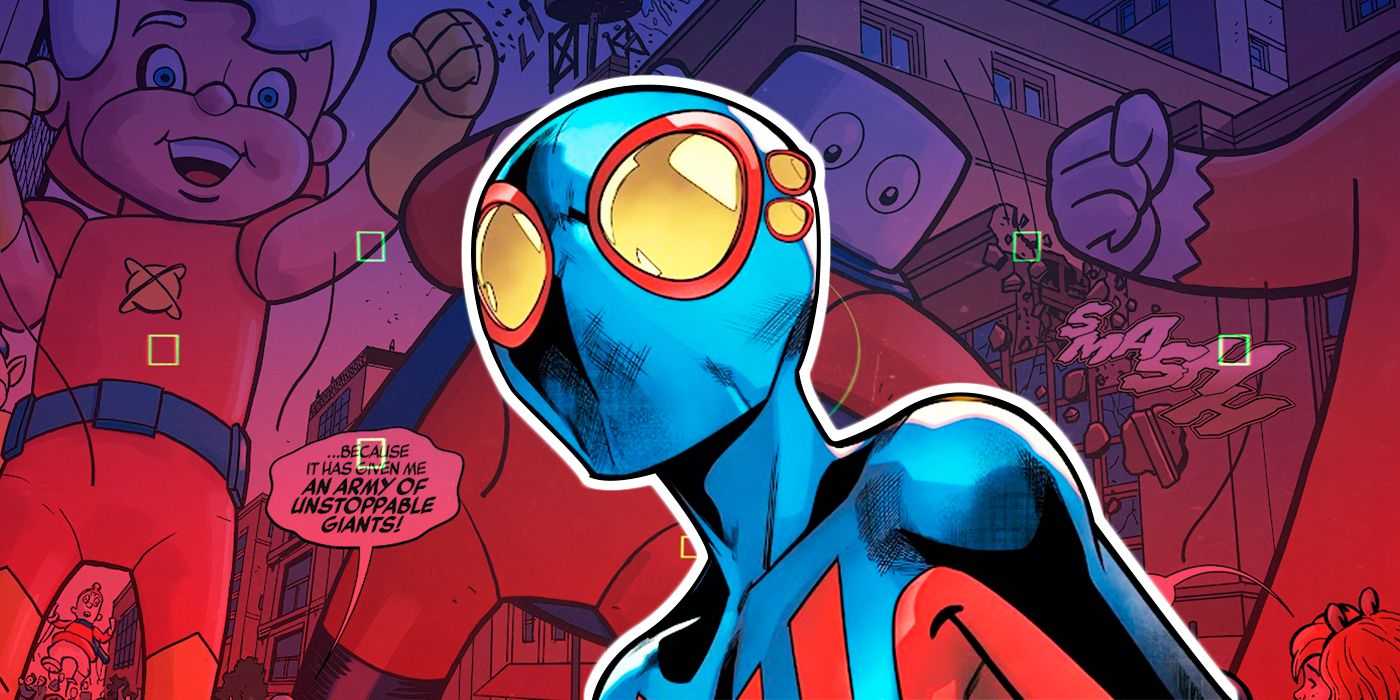 Spider-Boy mit Forbush Man im Hintergrund
