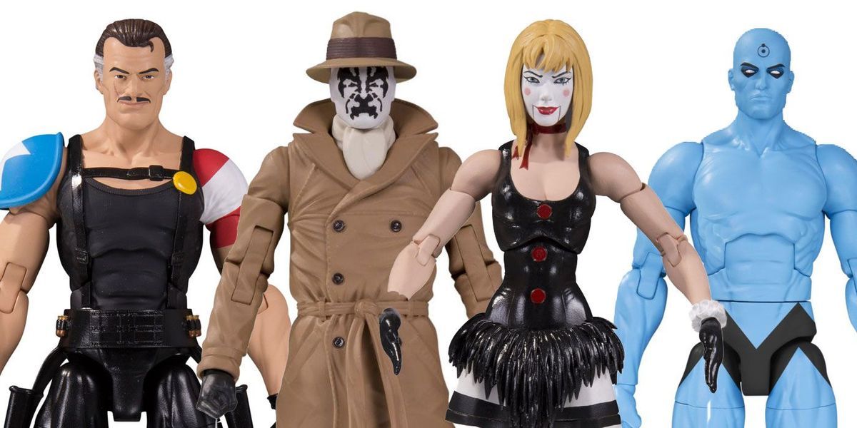 Die Wächter von Doomsday Clock als Actionfiguren verewigt