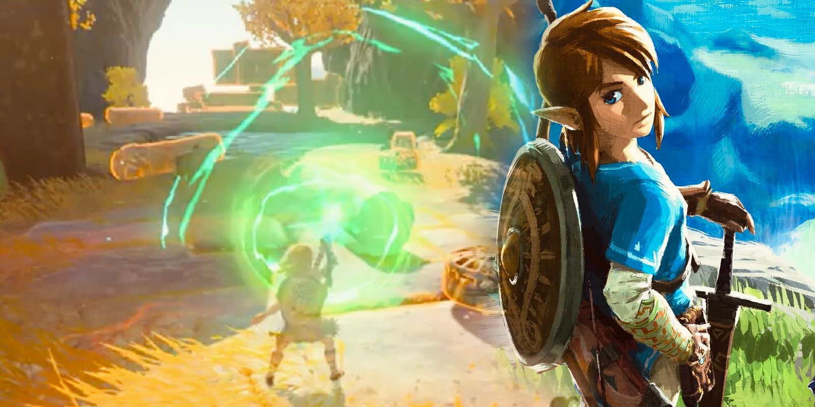 Link verwendet Ultrahand in The Legend of Zelda: Tears of the Kingdom