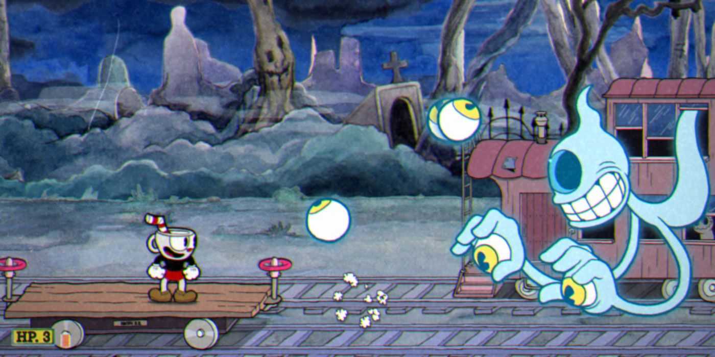 Šéf videohry Cuphead phantom express