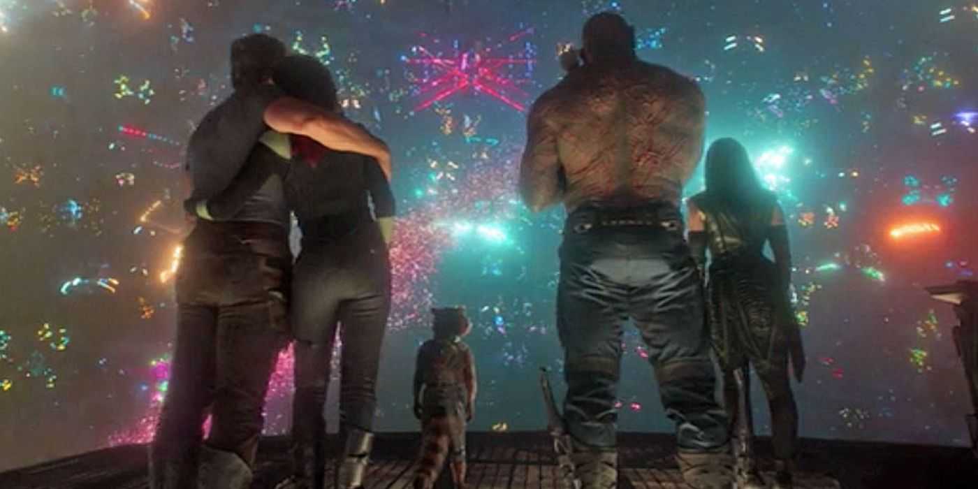 The Ravagers usporiadali pre Yondu ohňostroj