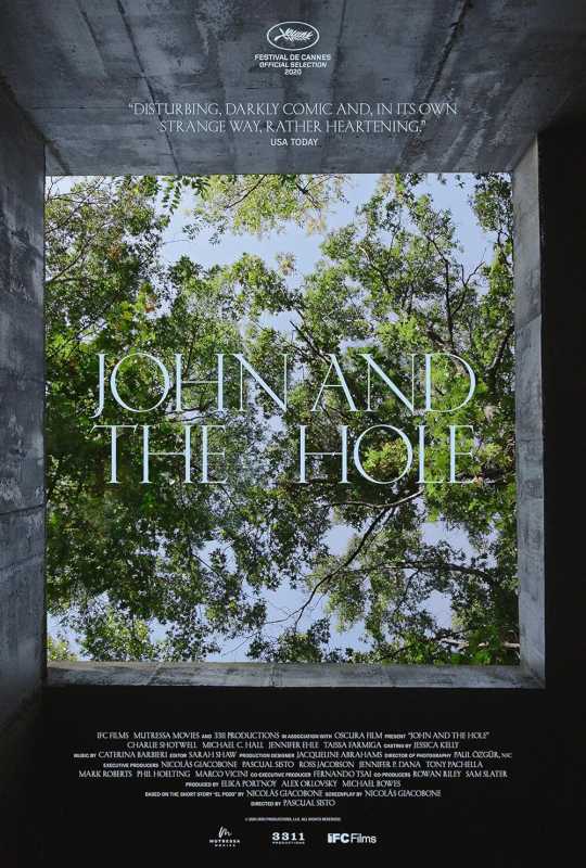 Der Blick aus dem Loch in John und das Loch