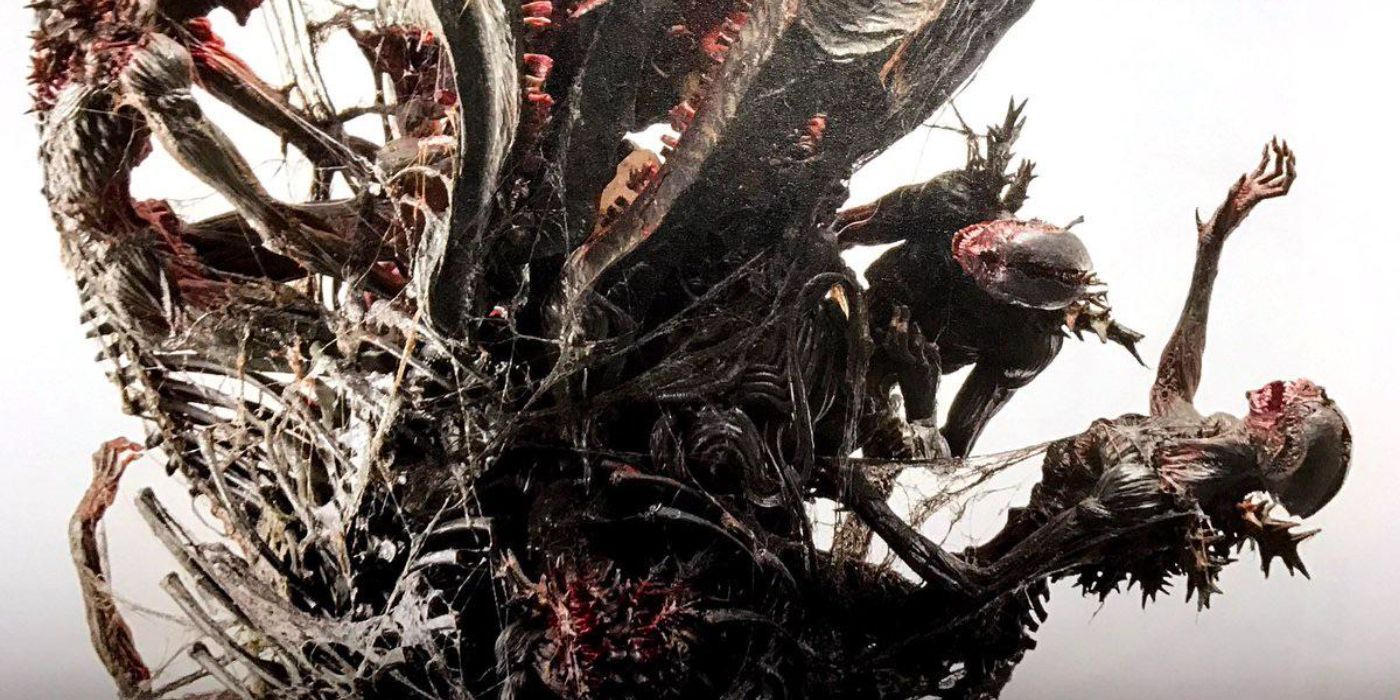 Las criaturas esqueléticas que forman Shin Godzilla