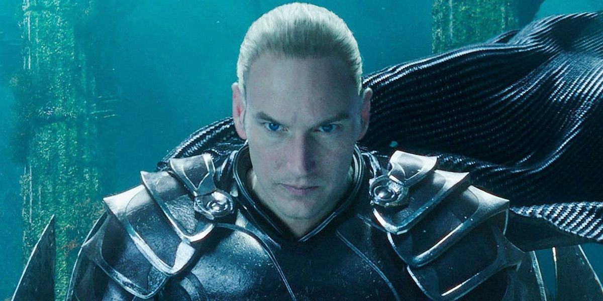Patrick Wilson von Aquaman 2 wird während seines Ocean Master-Trainings durchnässt