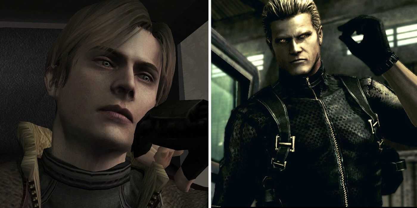 León S Kennedy y Albert Wesker