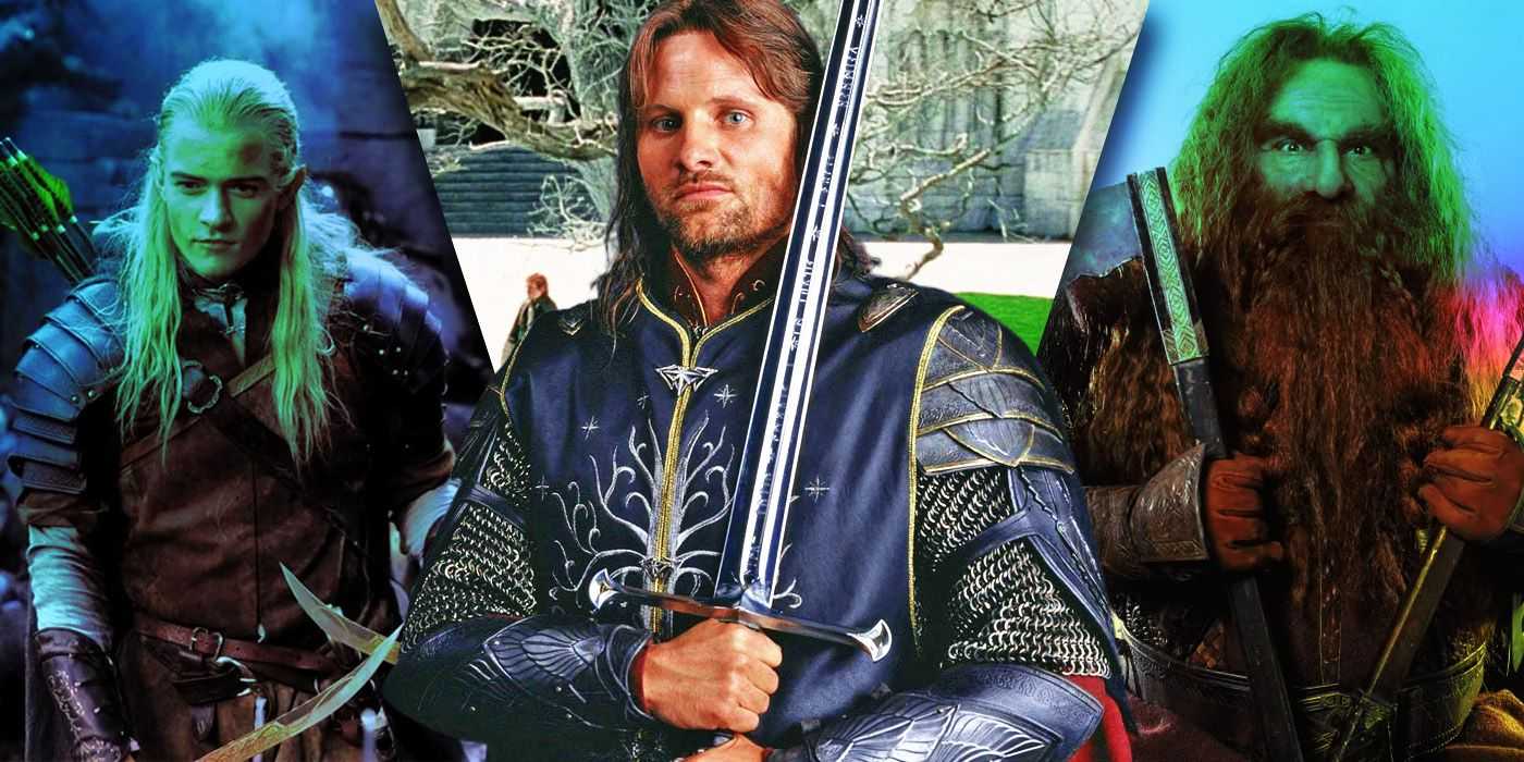 Imágenes divididas de Legolas, Aragorn y Gimli-1