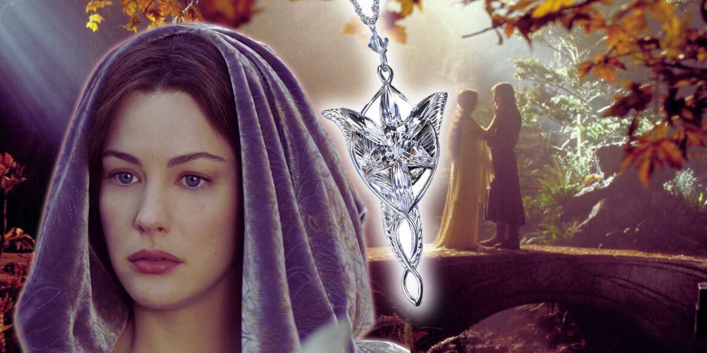 Aragorn sosteniendo la Estrella de la Noche en El Señor de los Anillos: La Comunidad del Anillo