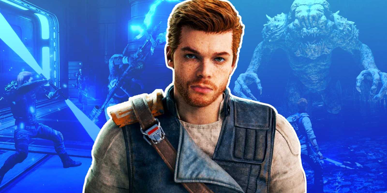 Кэл Кестис, герой Star Wars Jedi: Survivor, перед сценами игры
