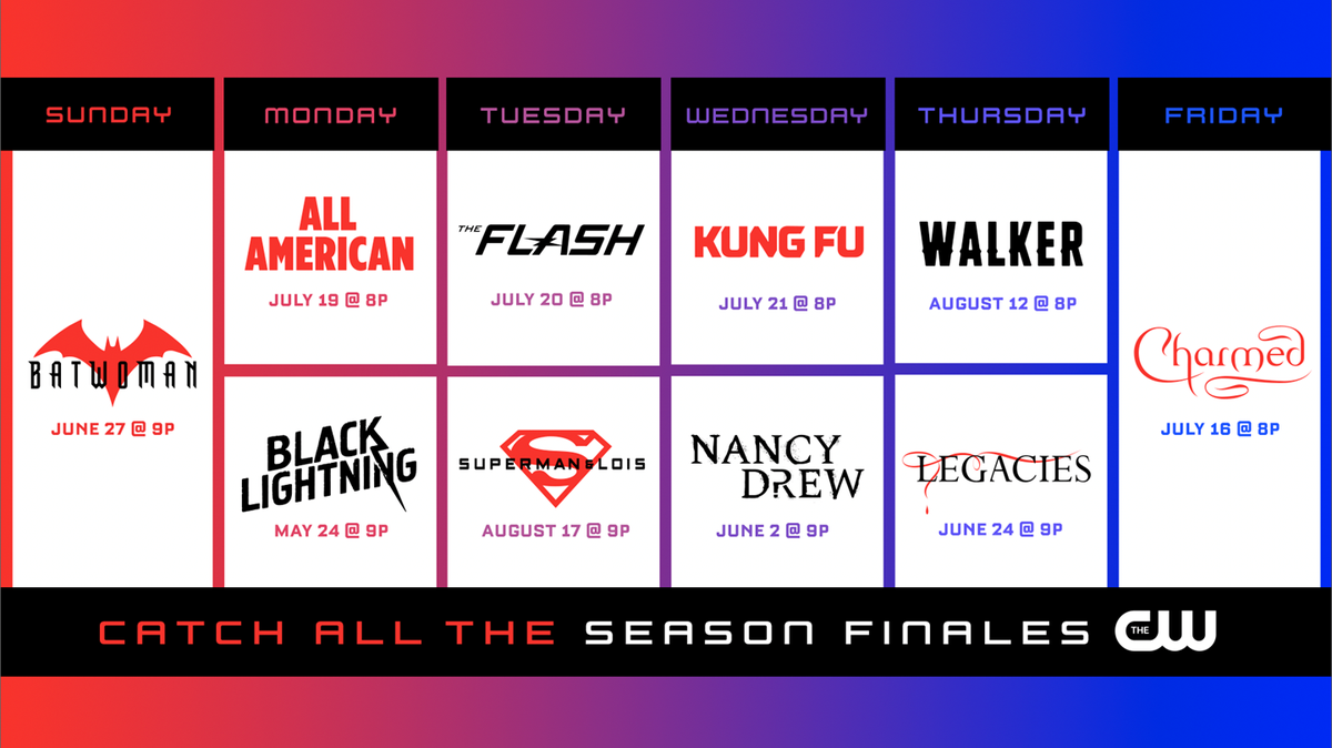 The CW legt Termine für das Saisonfinale für Walker, Flash, Kung Fu und mehr fest