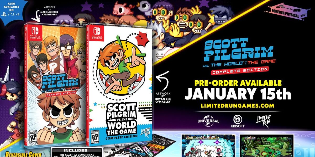 Obmedzený beh odhaľuje fyzické verzie hry Scott Pilgrim vs. World: The Game