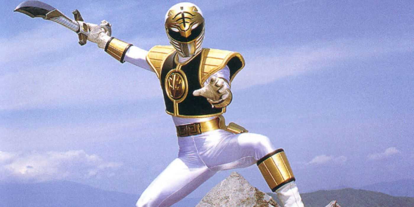 Weißer Power Ranger Saba