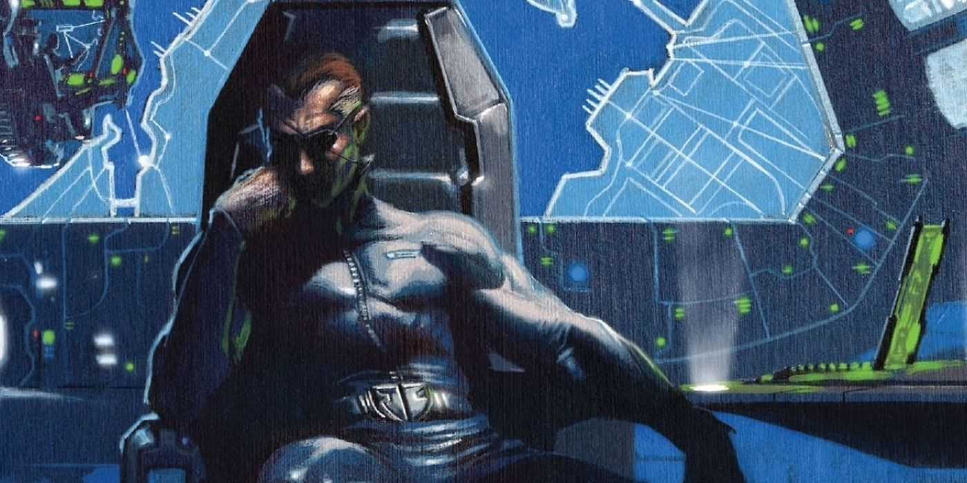 Geheimer Krieg Nick Fury auf seinem Stuhl